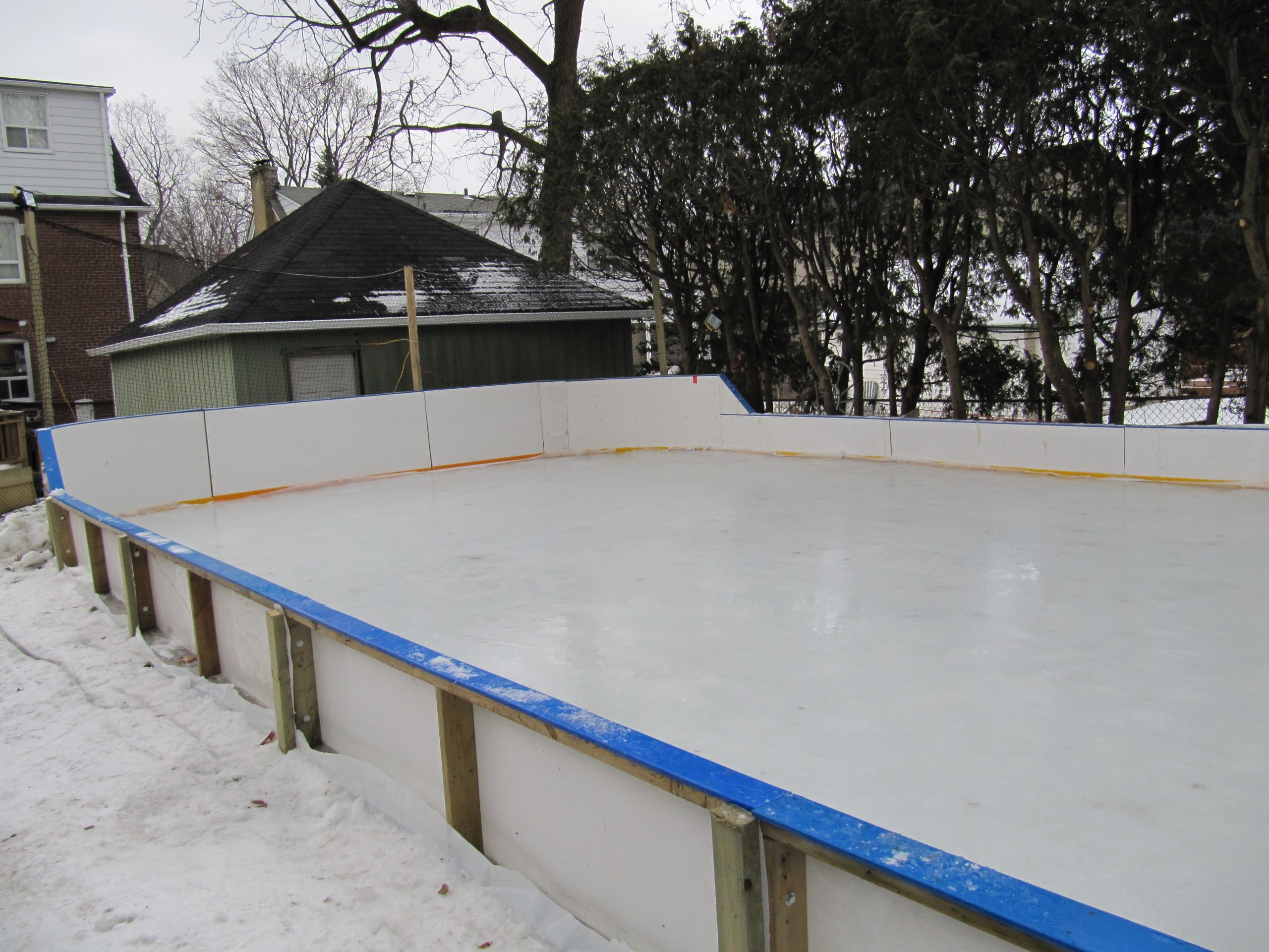 Backyard Ice Rinks
 Backyard ice rink boards