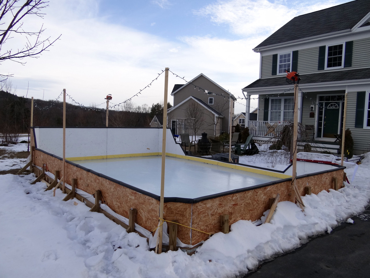Backyard Ice Rinks
 Backyard ice rink boards