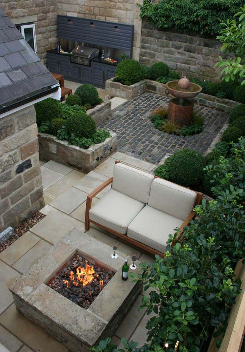 Backyard Ideas Pictures
 Quiet Corner Small Backyard Relaxing Design Quiet Corner