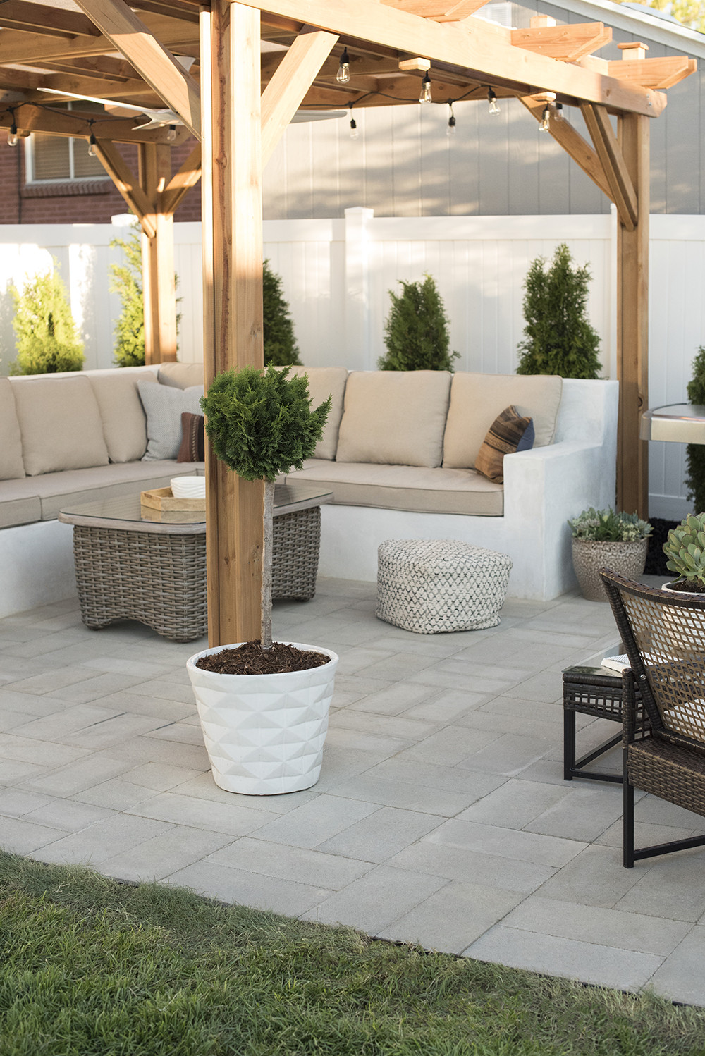 Backyard Ideas With Pavers
 How to Install A Custom Paver Patio Room for Tuesday Blog