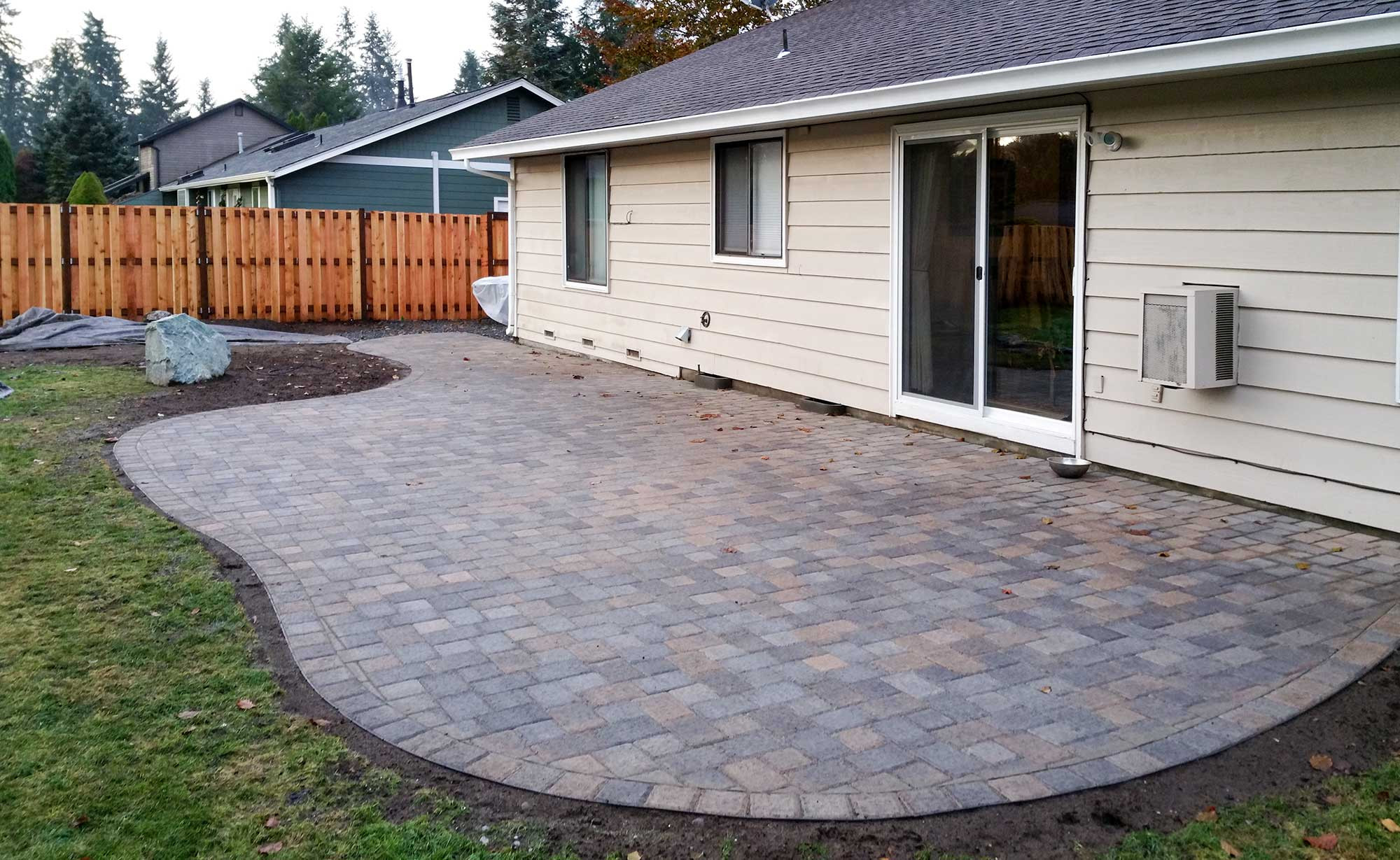 Backyard Ideas With Pavers
 Concrete and Paver patio installation in Olympia and