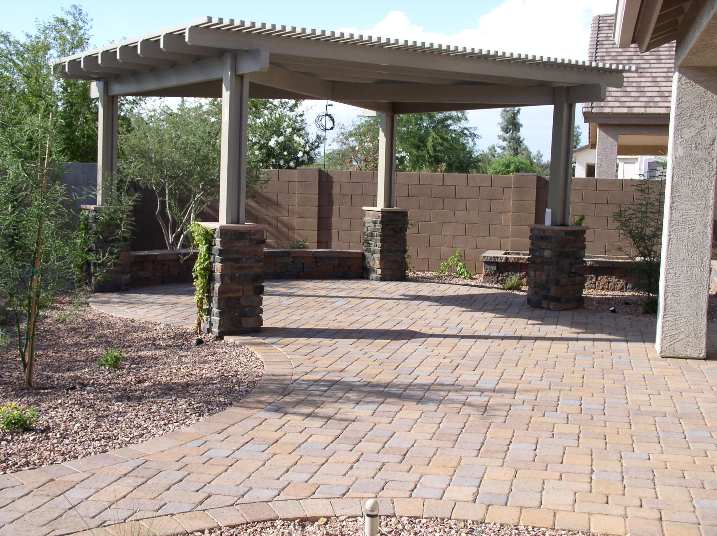 Backyard Ideas With Pavers
 Paver Designs and Paver Ideas for Your Backyard Patios