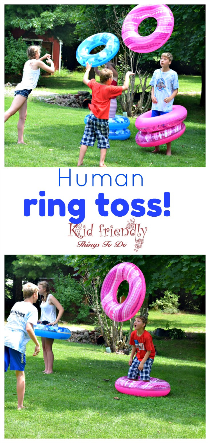 Backyard Kids Game
 Human Ring Toss Game A Fun and Easy Summer Outdoor Game