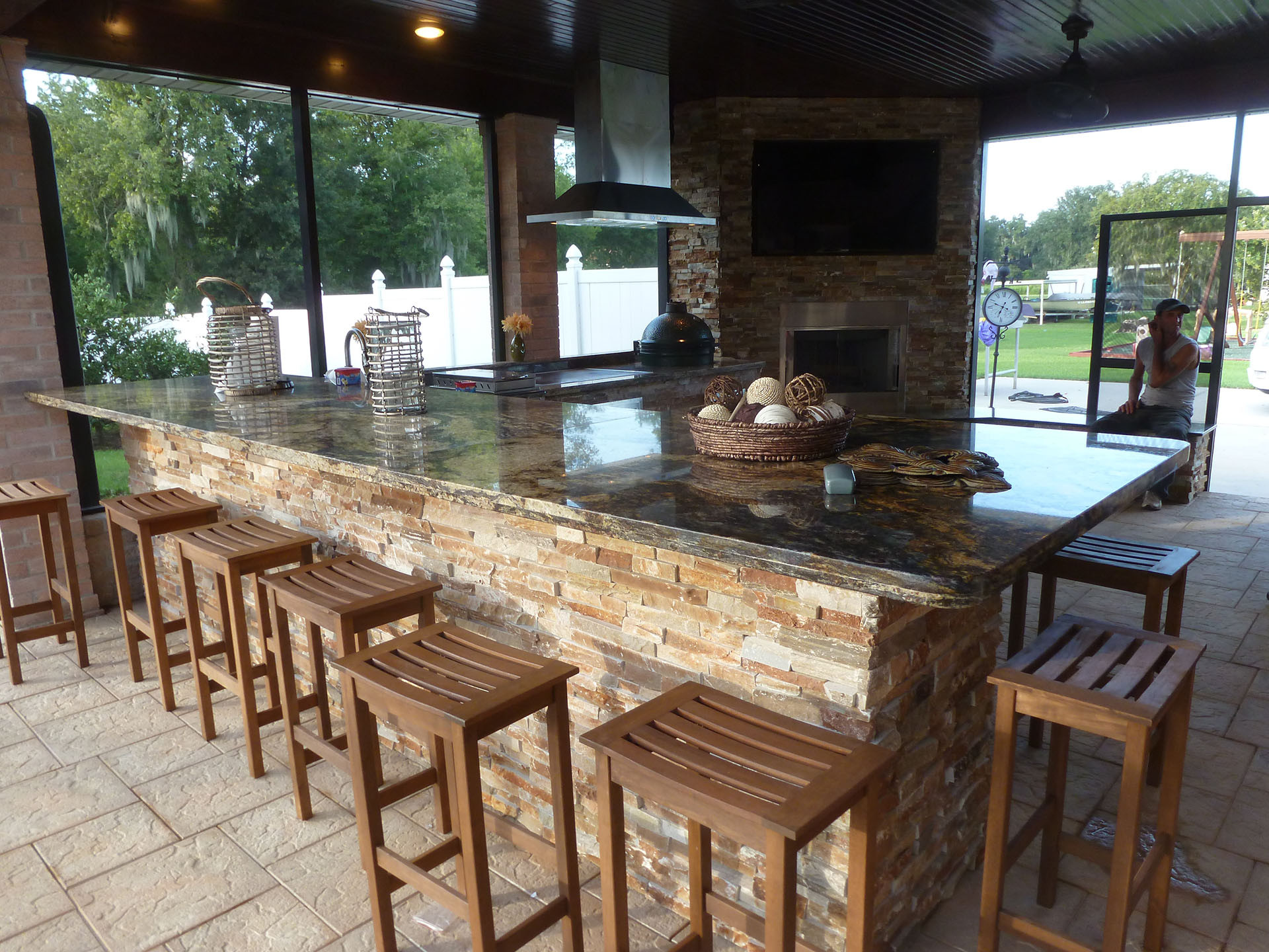 Backyard Kitchens Design
 New Orleans Outdoor Kitchens Contractor