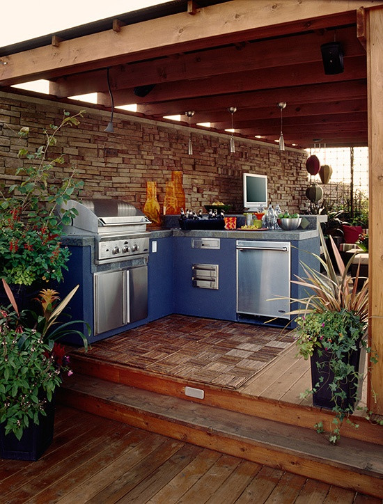 Backyard Kitchens Design
 95 Cool Outdoor Kitchen Designs DigsDigs