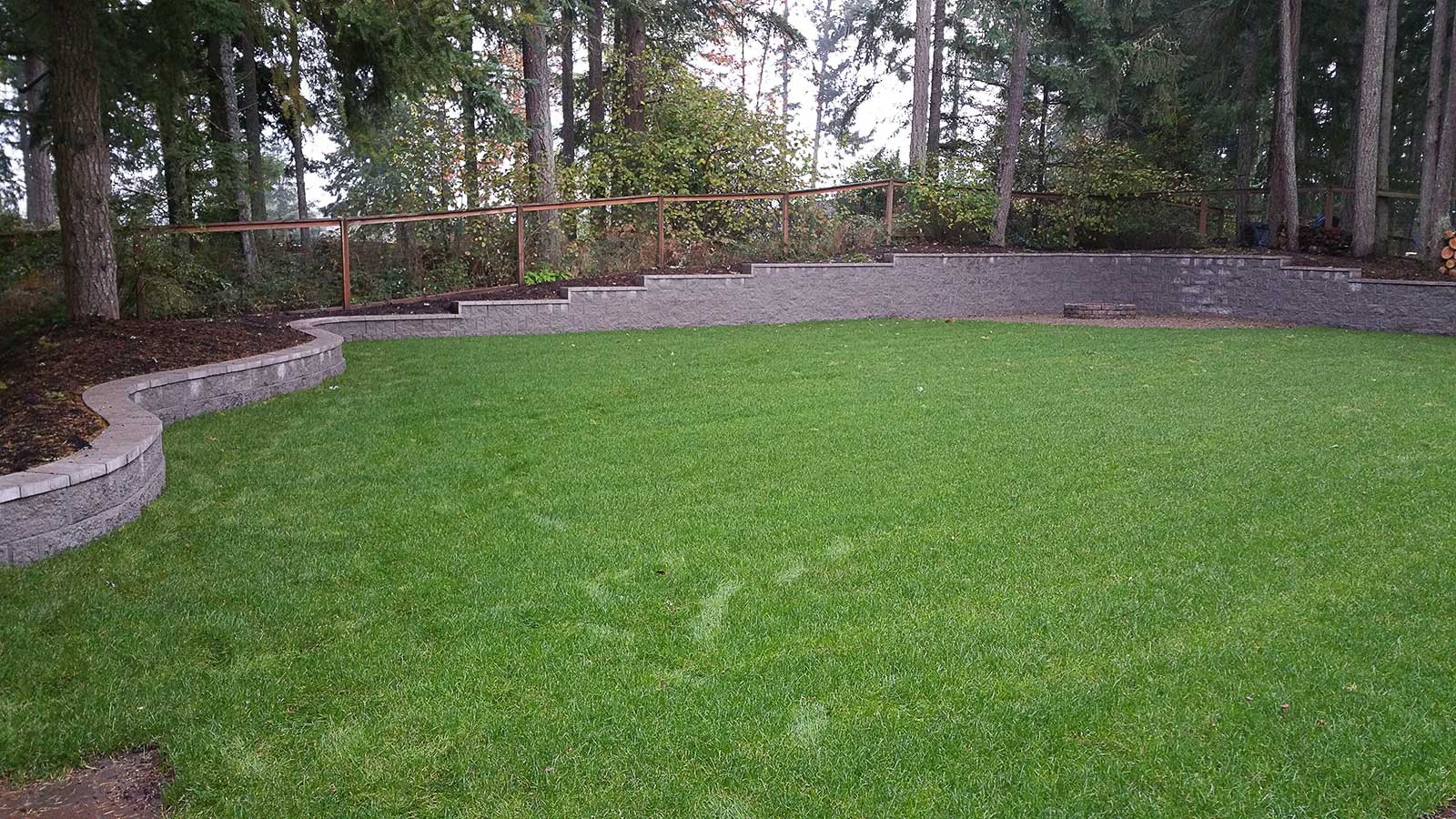 Backyard Landscape Photo
 plete Backyard Landscaping Overhaul in East Olympia