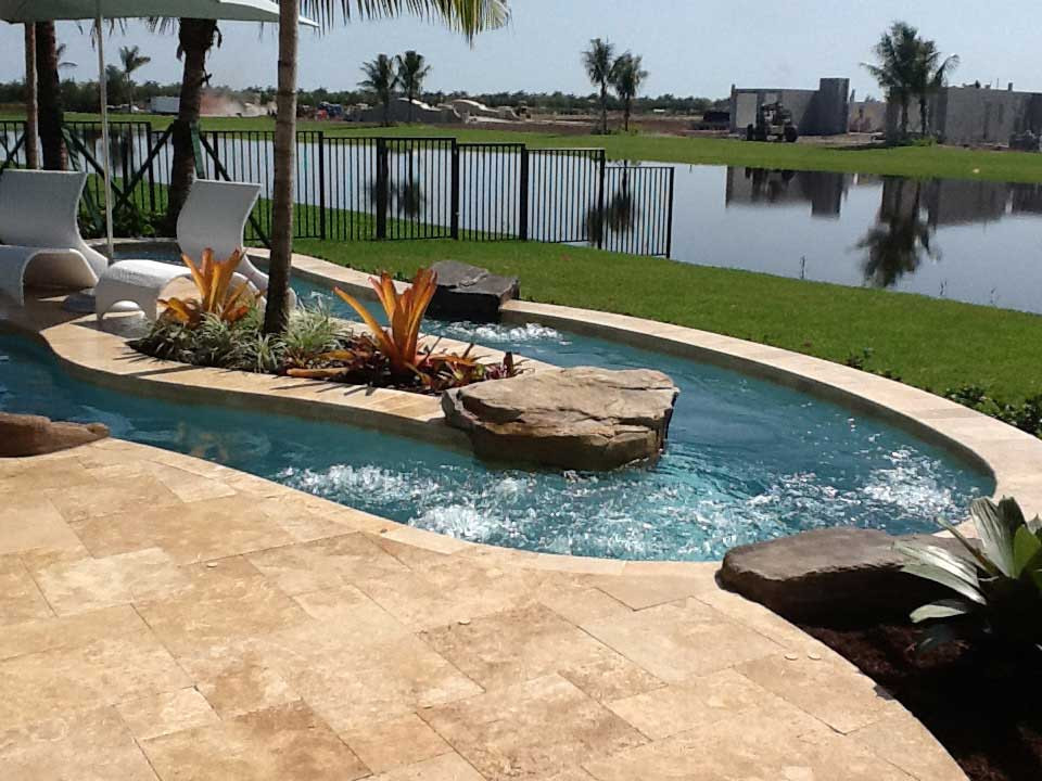 Backyard Lazy River
 Lazy Rivers Luxury Pool Builder Palm Beach County FL