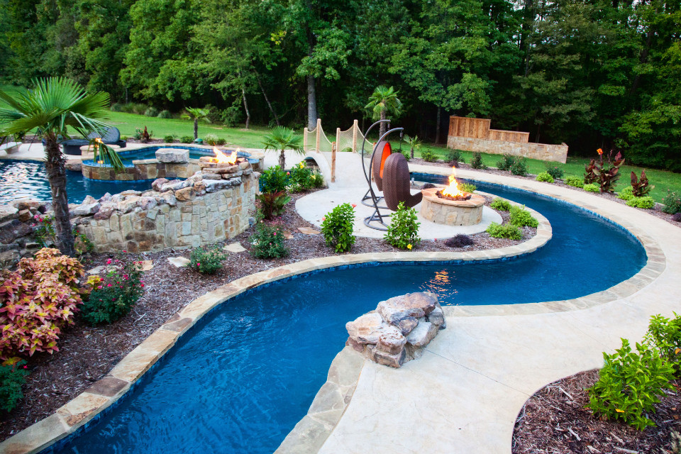 Backyard Lazy River
 24 things you definitely need to set up in your backyard