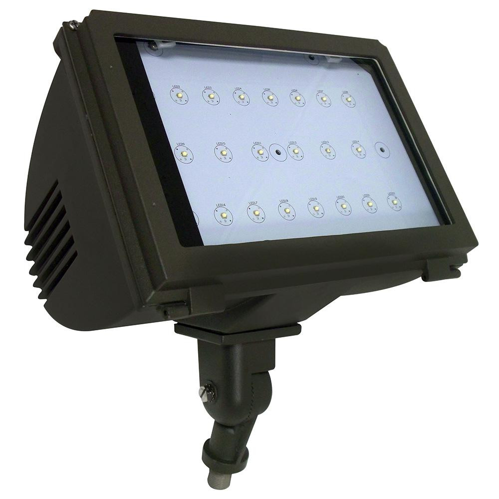 Backyard Led Flood Lights
 Radiance 40 Watt Bronze Integrated LED Outdoor Adjustable