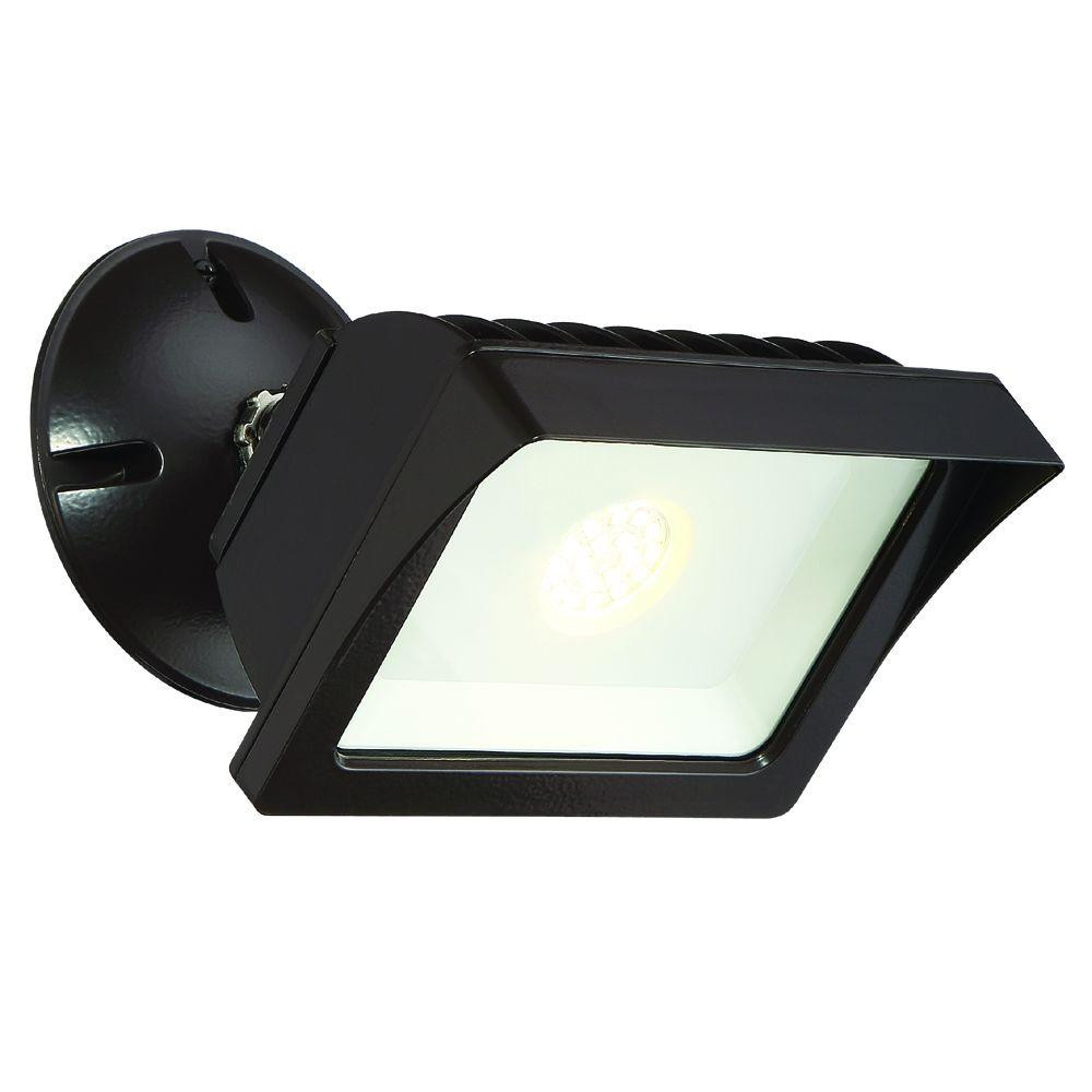 Backyard Led Flood Lights
 EnviroLite Bronze Outdoor LED Adjustable Single Head Flood