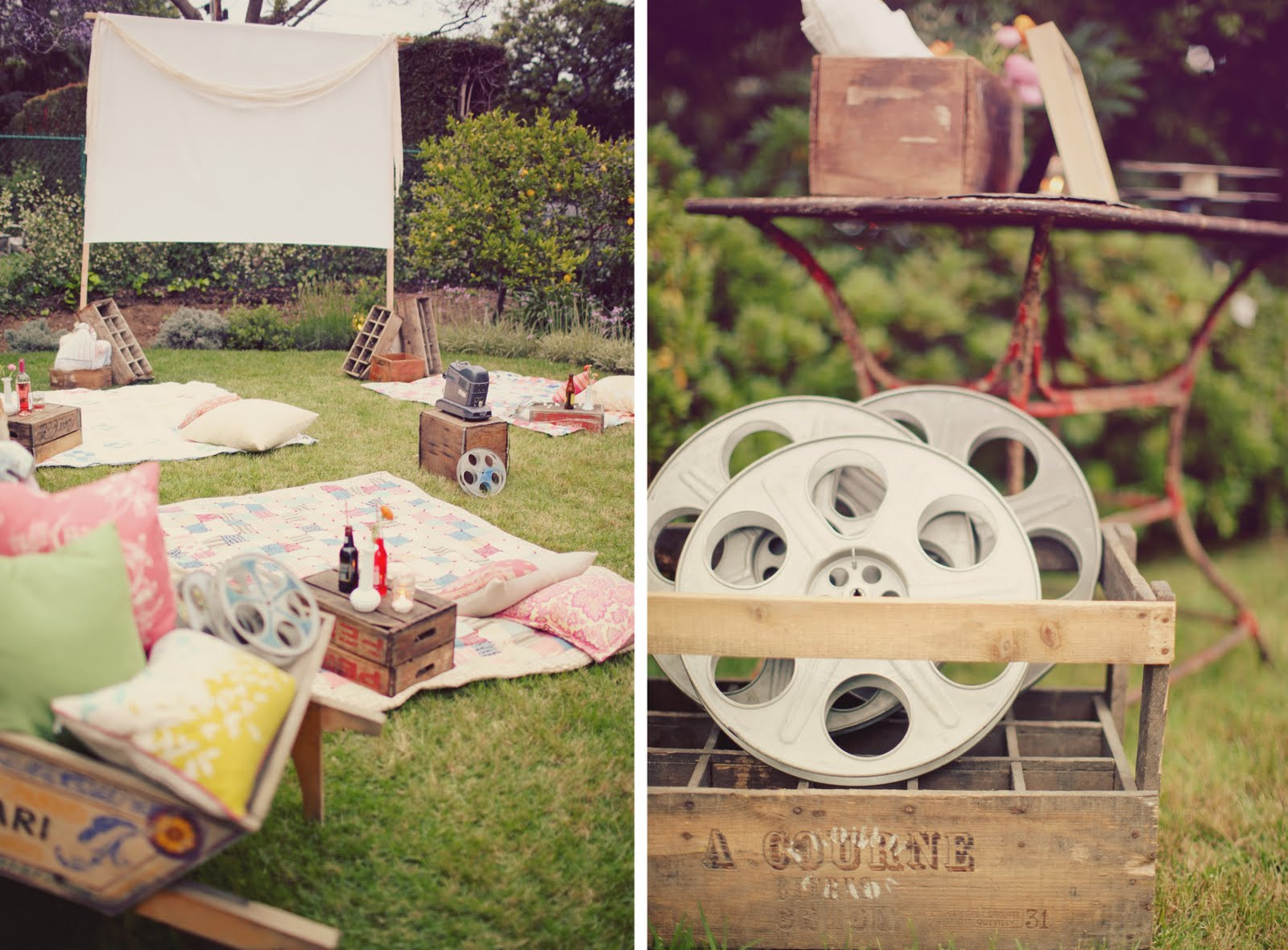 Backyard Movie Party Ideas
 Entertaining Hollywood Style A Backyard Movie Screening