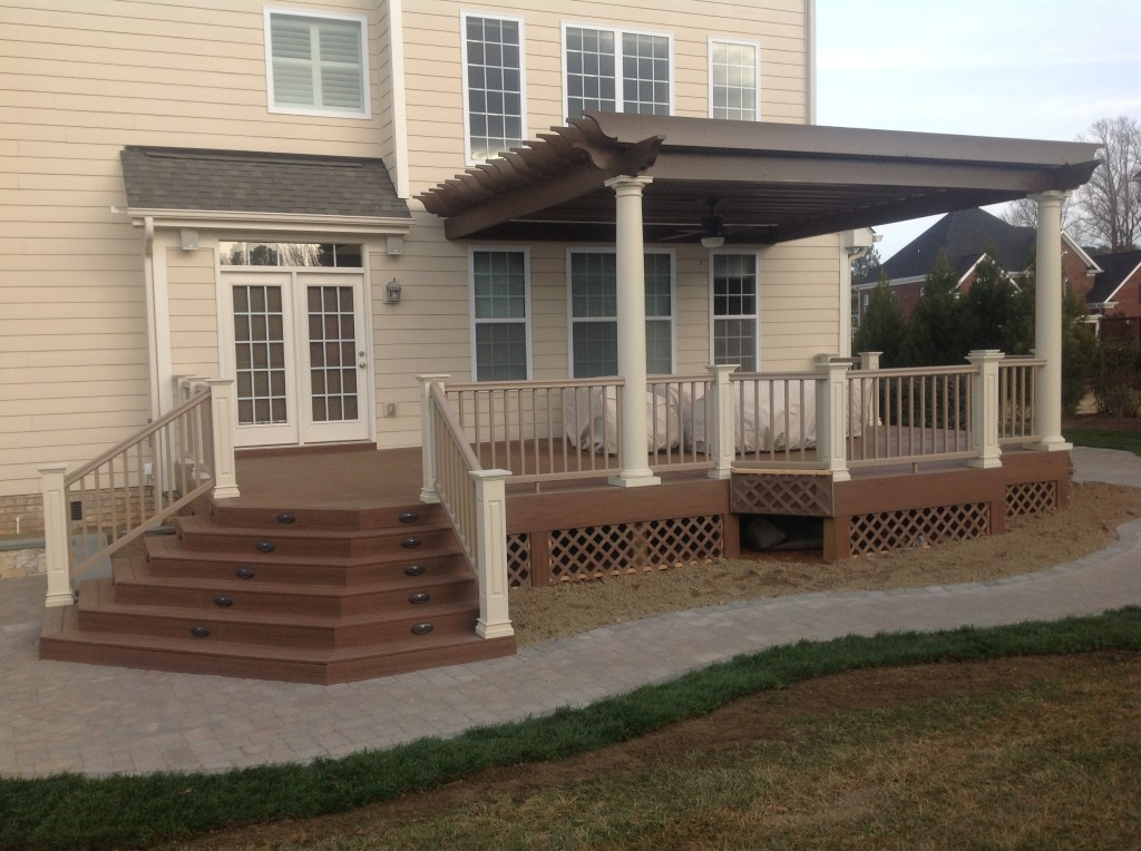 Backyard Patio Deck
 Raleigh Deck and Patio North Carolina Exteriors