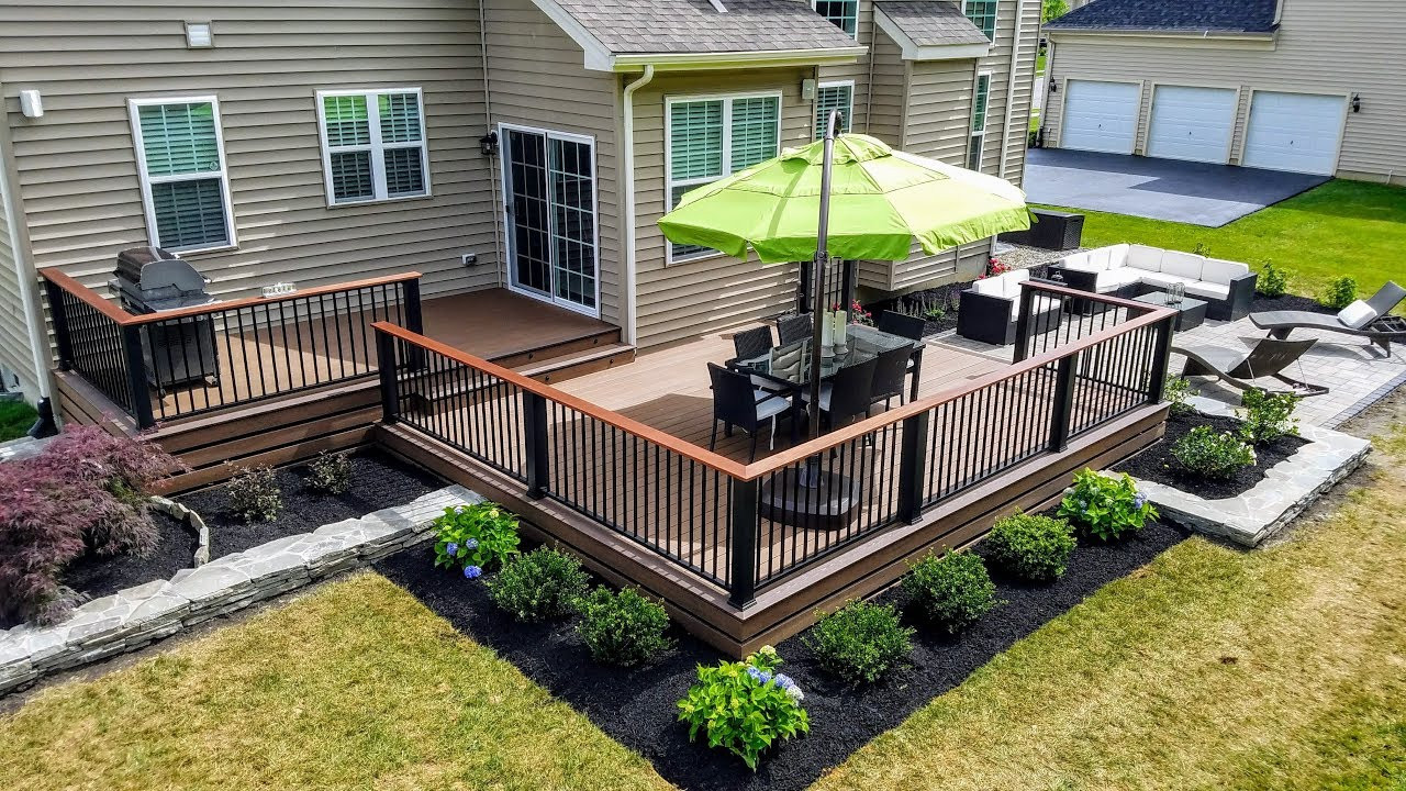 Backyard Patio Deck
 Full Backyard Renovation Deck Patio and Landscaping