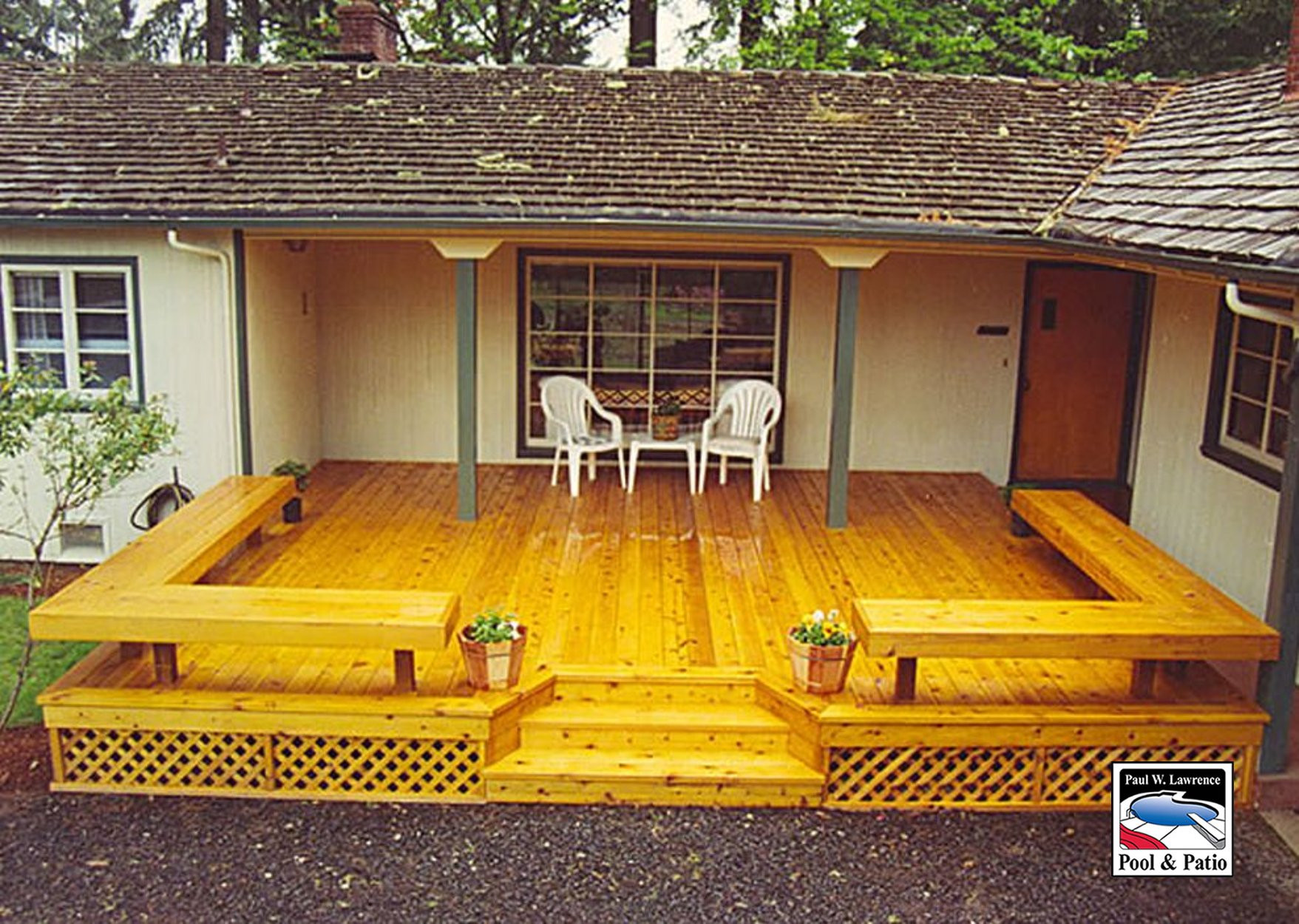 Backyard Patio Deck
 Decks and Patio construction Eugene Oregon