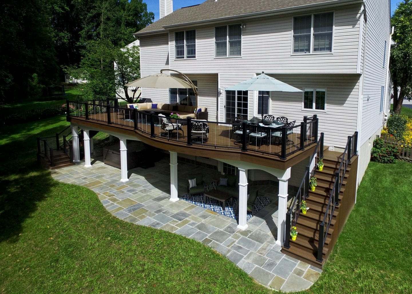 Backyard Patio Deck
 Backyard Patio Builders Covered Patios