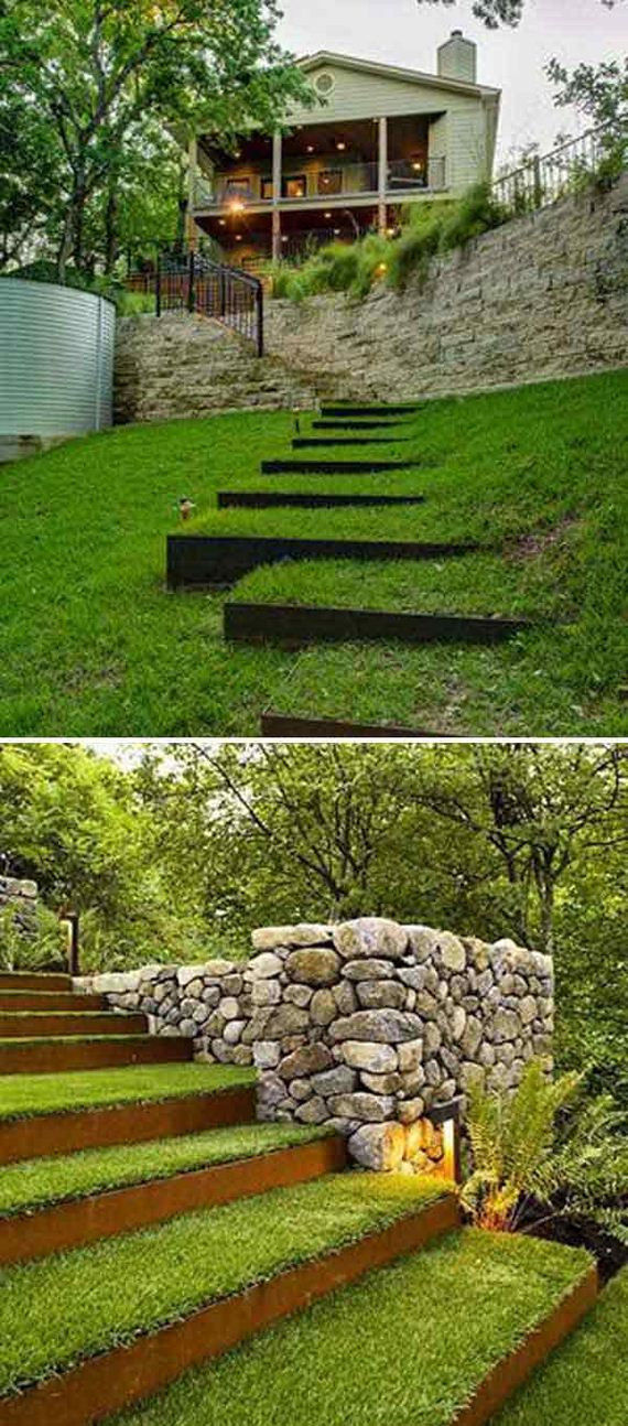 Backyard Patio Ideas Diy
 Awesome DIY Ideas to Make Garden Stairs and Steps