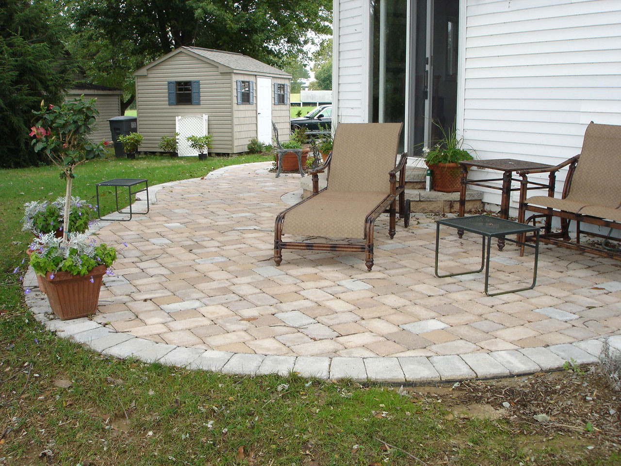 Backyard Patio Paver Design Ideas
 Paver Patio Ideas for Enchanting Backyard Amaza Design