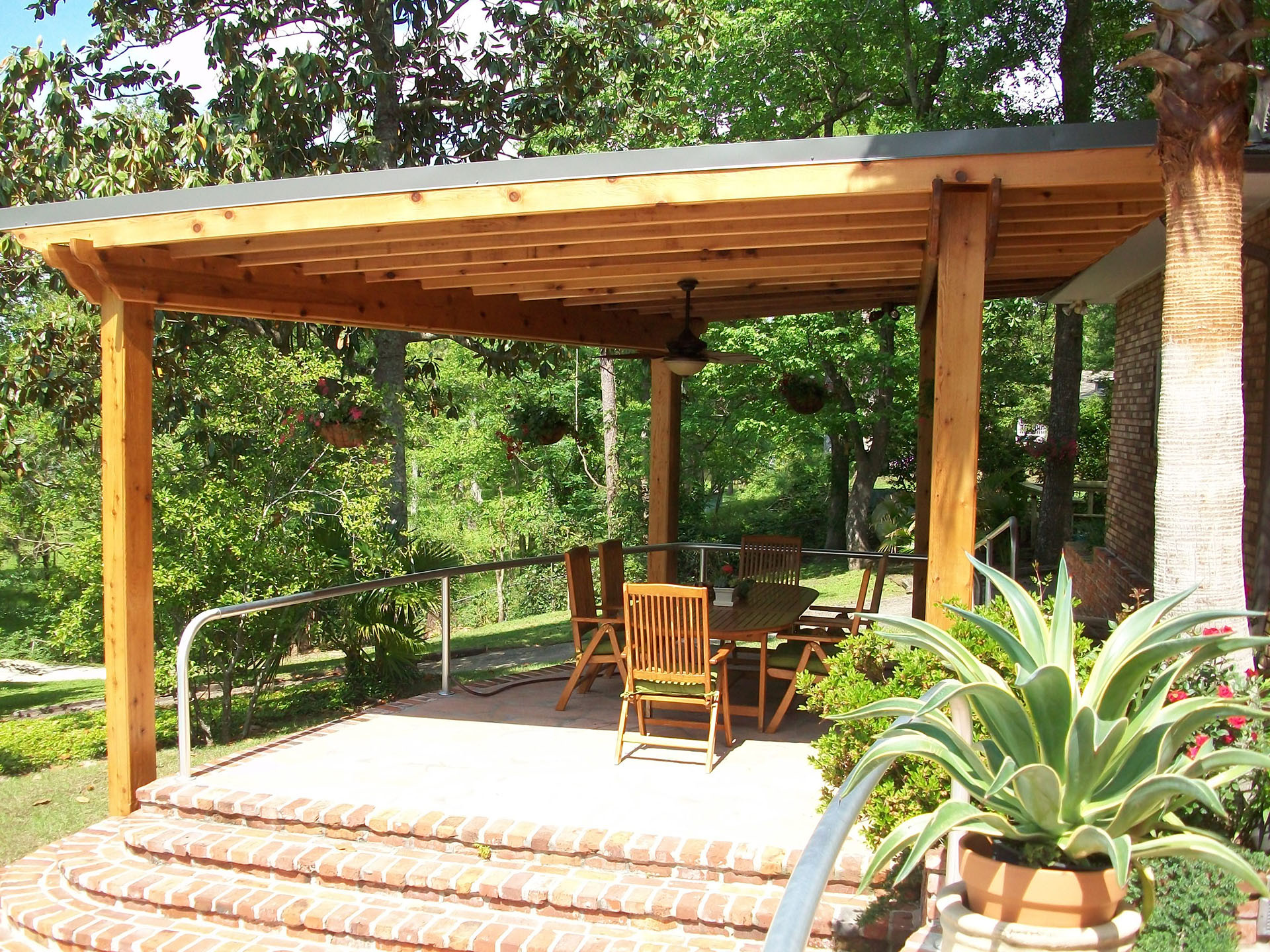 Backyard Patio Roof
 New Orleans Roof Covers Outdoor Living