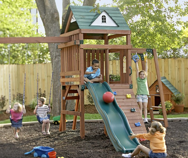 Backyard Play Area
 Kids Backyard Play Area Traditional Kids other