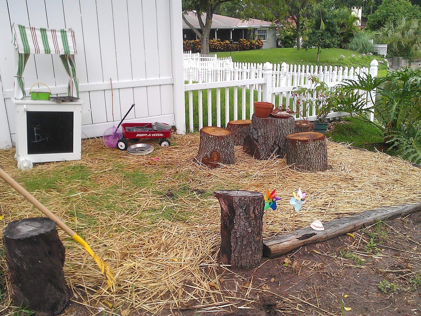 Backyard Play Area
 A Natural Nester Little House in the Suburbs