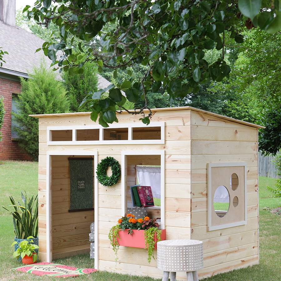 Backyard Play House Plans
 13 Free Playhouse Plans the Kids Will Love