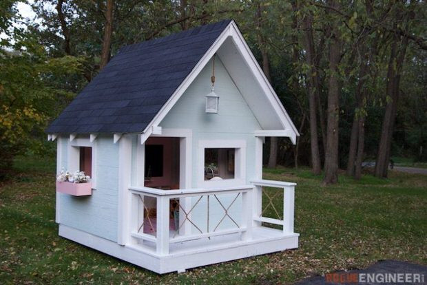 Backyard Play House Plans
 How to Build a Backyard Playhouse Resouri