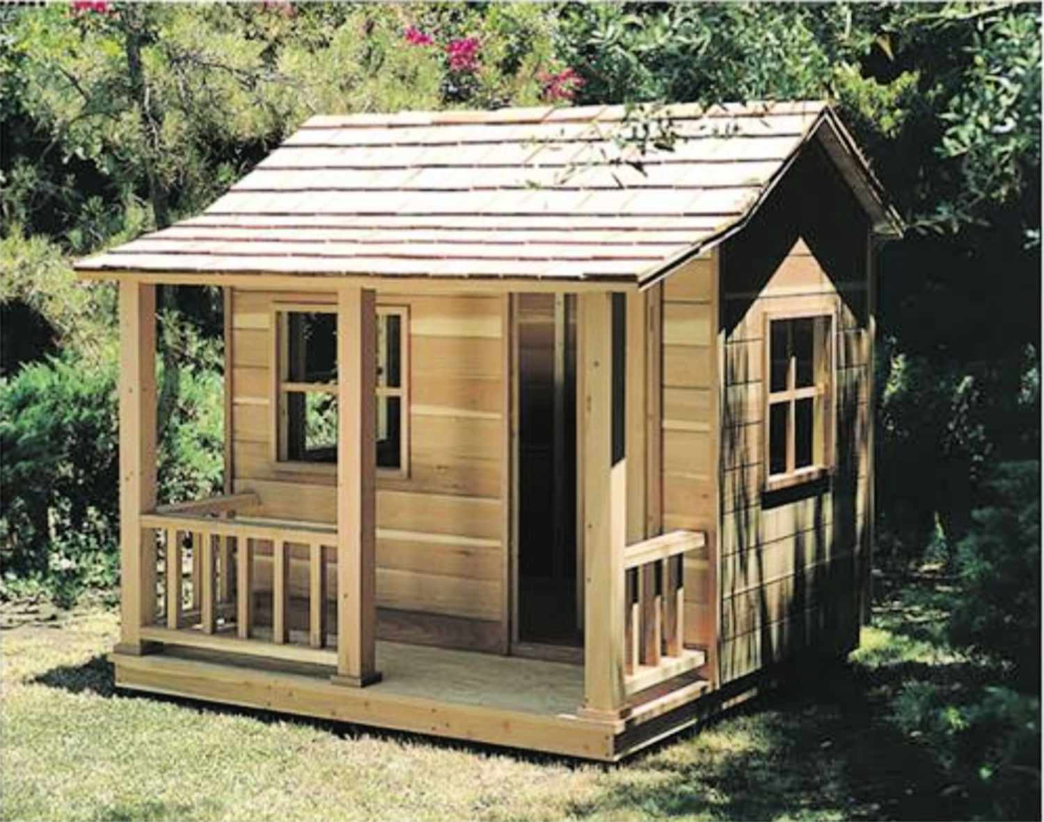 Backyard Play House Plans
 16 Free Backyard Playhouse Plans for Kids