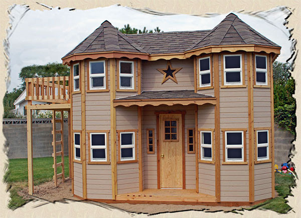 Backyard Play House Plans
 Playhouse plans kids Playhouse Plans