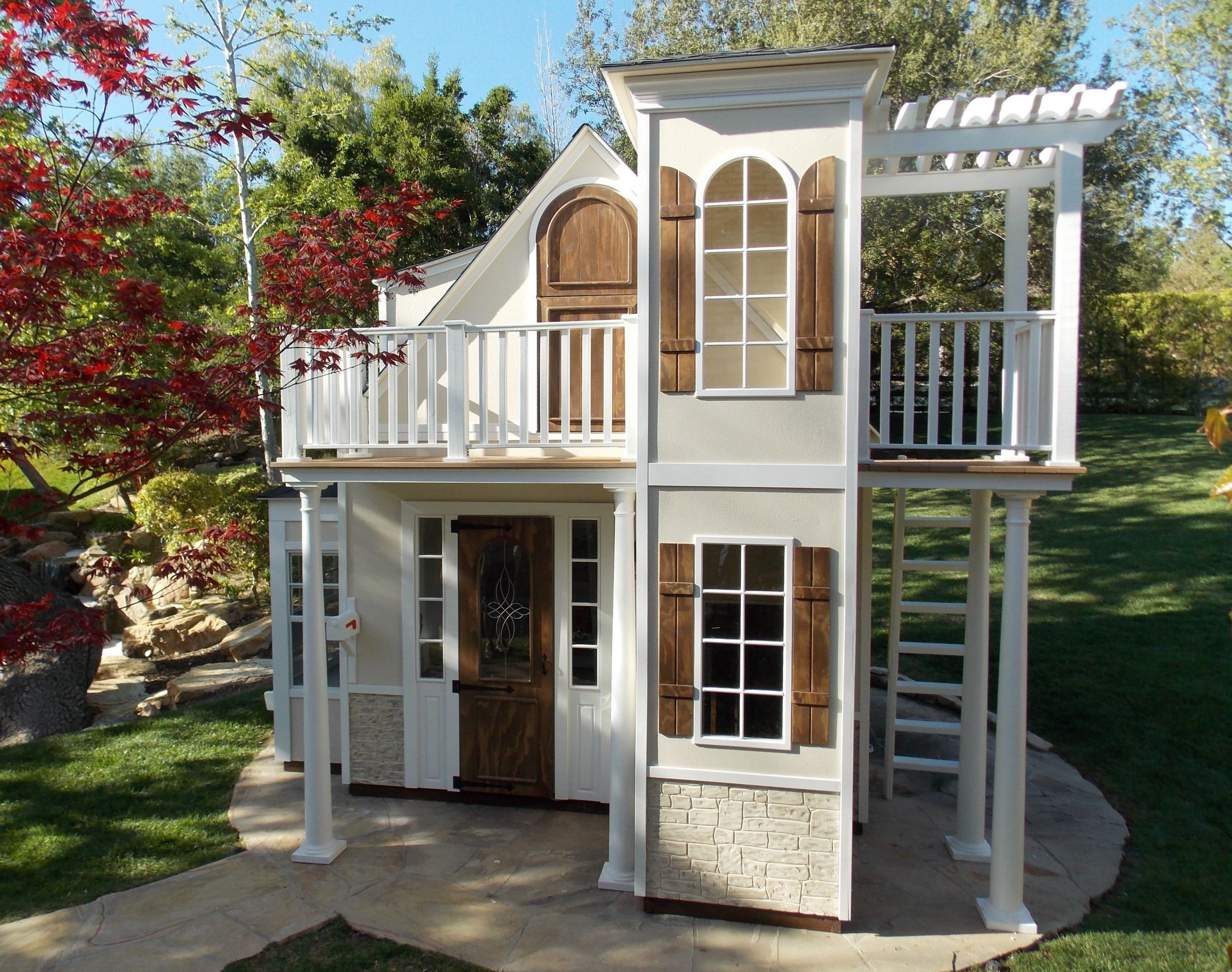 Backyard Play House Plans
 Childrens Custom Playhouses DIY Playhouse Plans