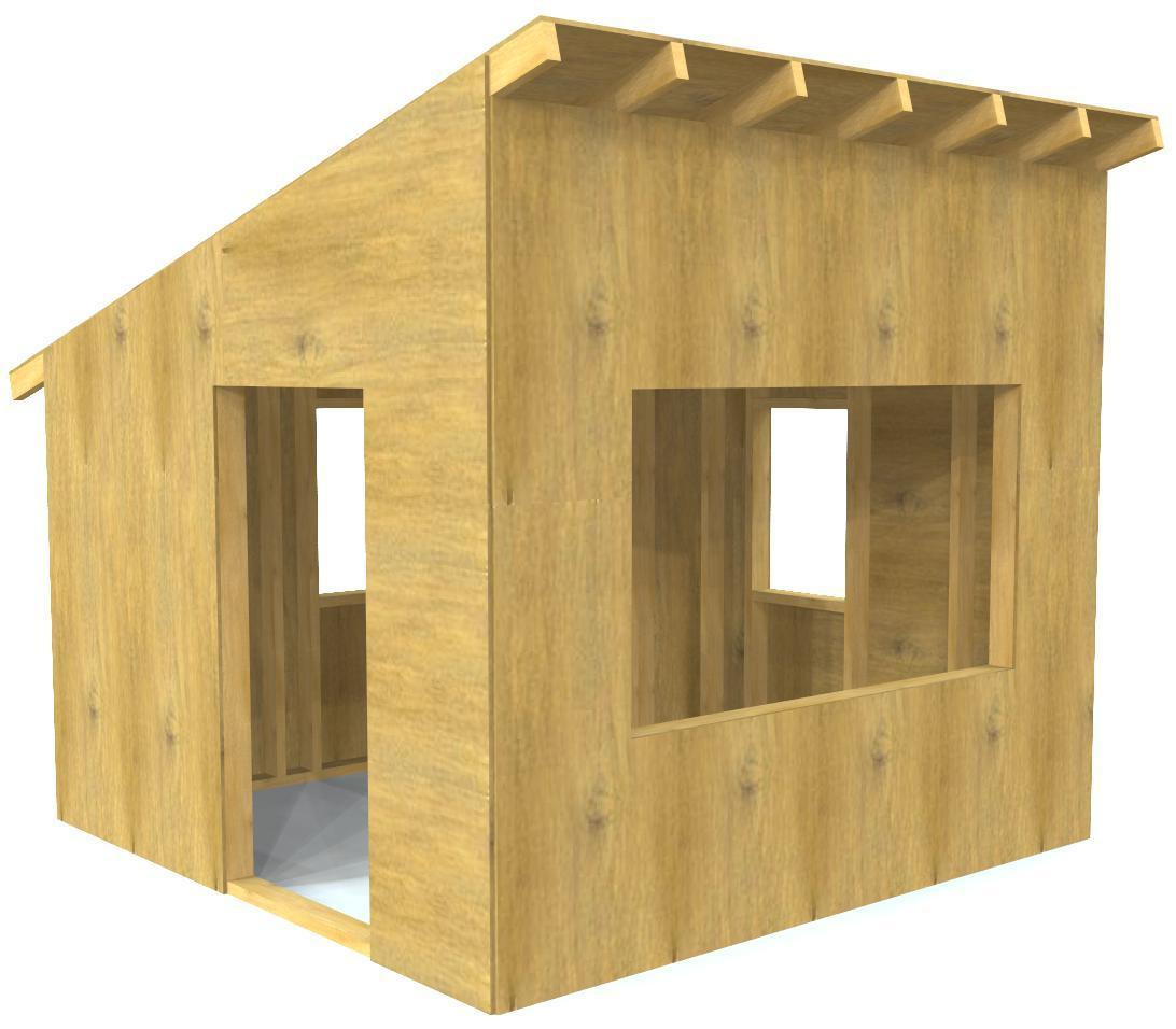 Backyard Play House Plans
 Paul s Outdoor Hideaway