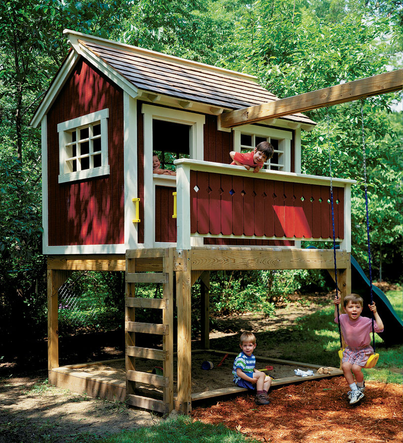 Backyard Play House Plans
 Backyard Playhouse Woodworking Project