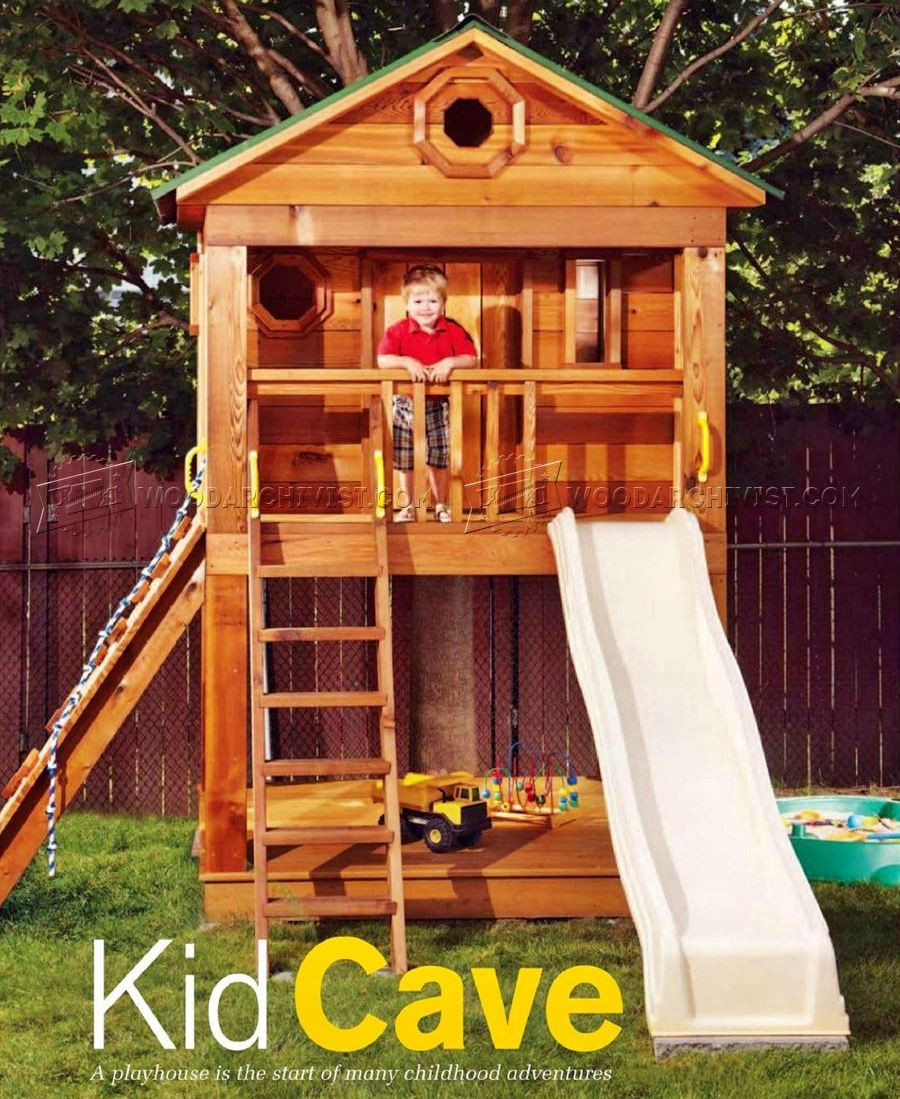 Backyard Play House Plans
 Backyard Playhouse Plans • WoodArchivist