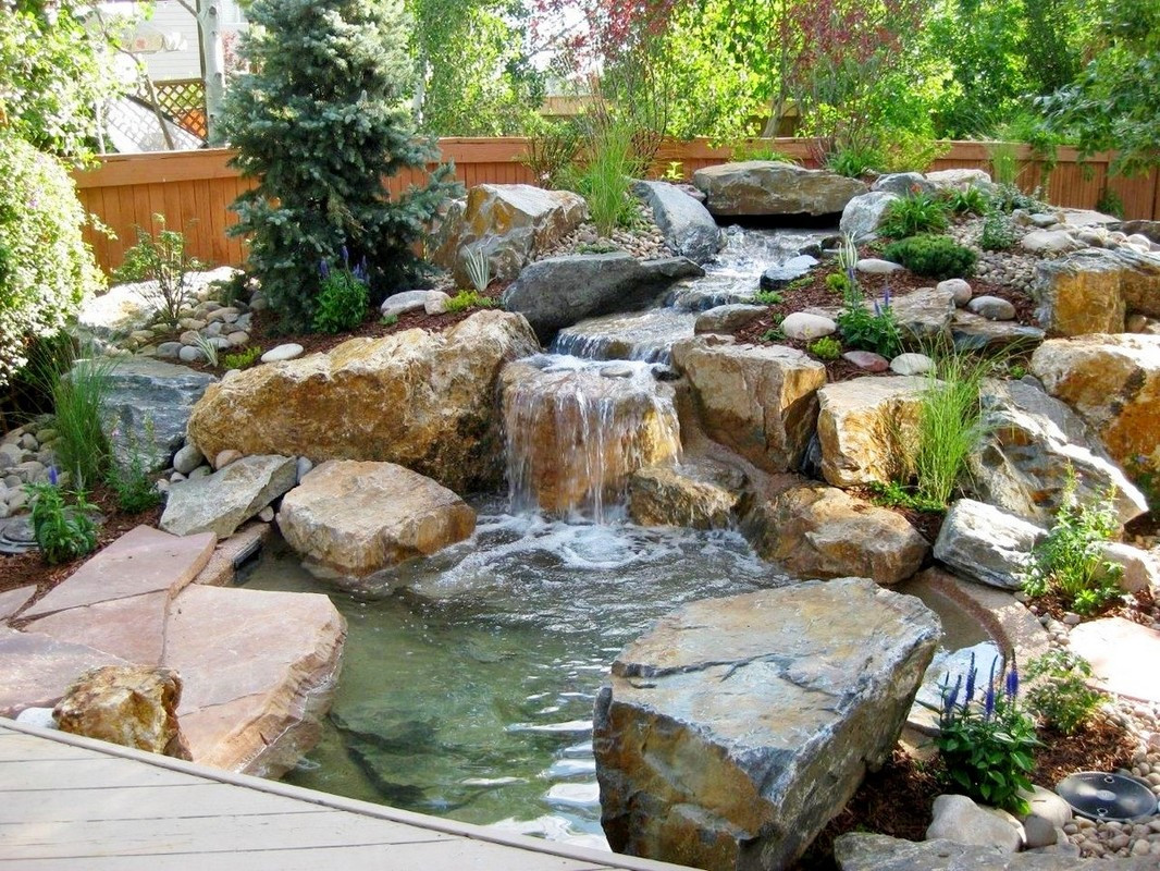 Backyard Ponds And Waterfalls
 Custom Designed Waterfalls Ponds Fountains New England