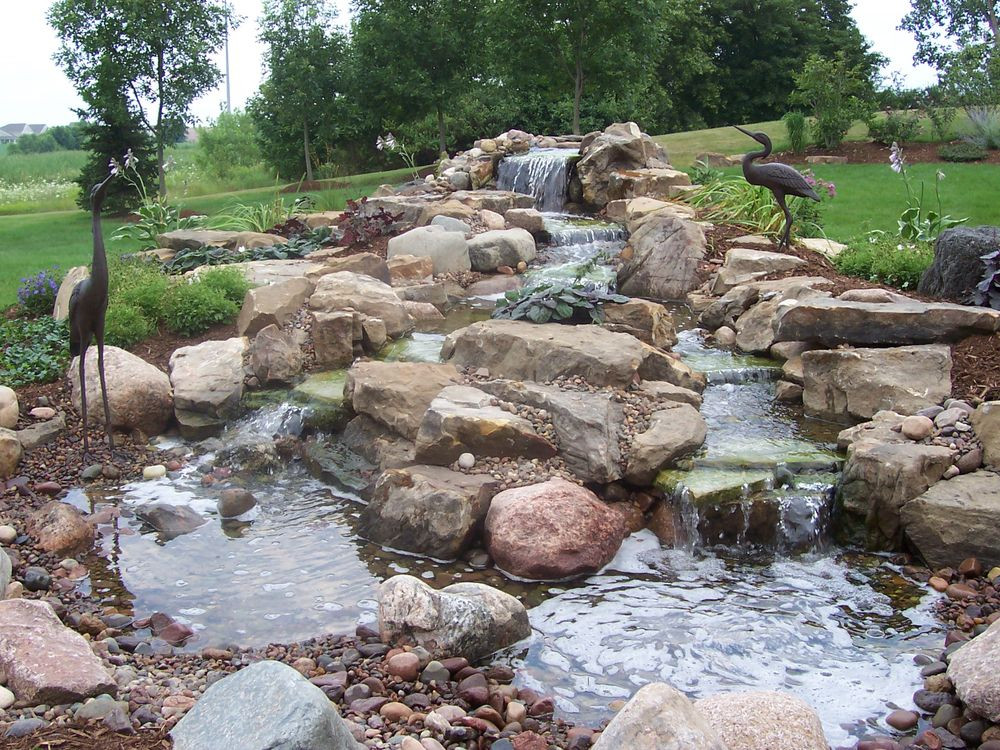 Backyard Ponds And Waterfalls
 The Best Front Yard Landscaping with Stones for Your House