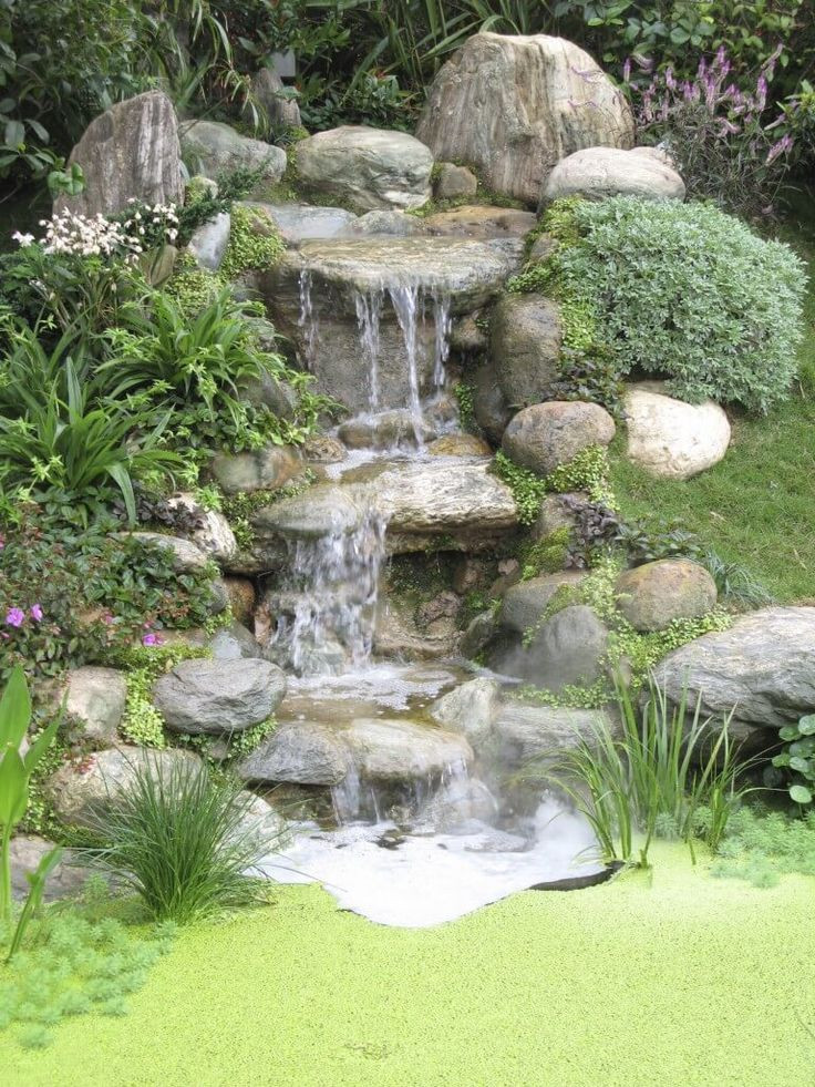 Backyard Ponds And Waterfalls
 921 best Backyard waterfalls and streams images on