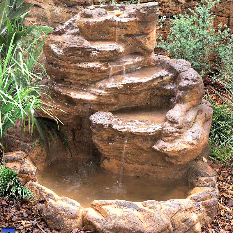 Backyard Ponds And Waterfalls
 Backyard Garden Pond Waterfall Kit Artificial Rock