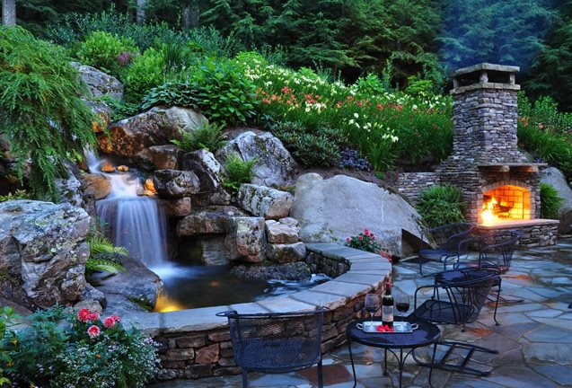 Backyard Ponds And Waterfalls
 Backyard Waterfall Design Ideas Landscaping Network