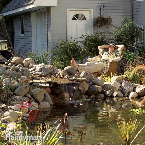 Backyard Ponds And Waterfalls
 Build a Backyard Pond and Waterfall