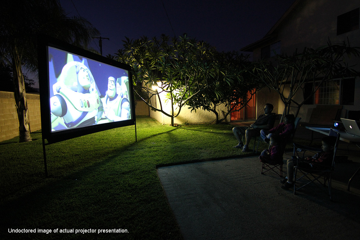 Backyard Projector Screens
 Projector Screen Movie Night Rental in Charlotte NC