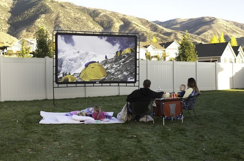 Backyard Projector Screens
 LARGE 12 Foot Outdoor Projector Screen Jumbo Backyard