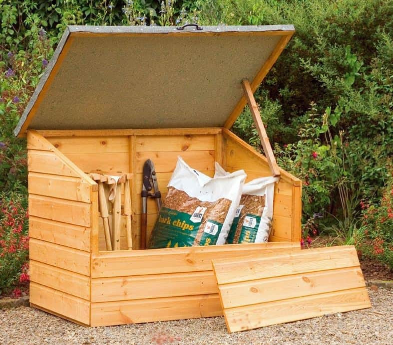 Backyard Storage Box
 4 x 3 Store Plus Shiplap Garden Storage Box What Shed