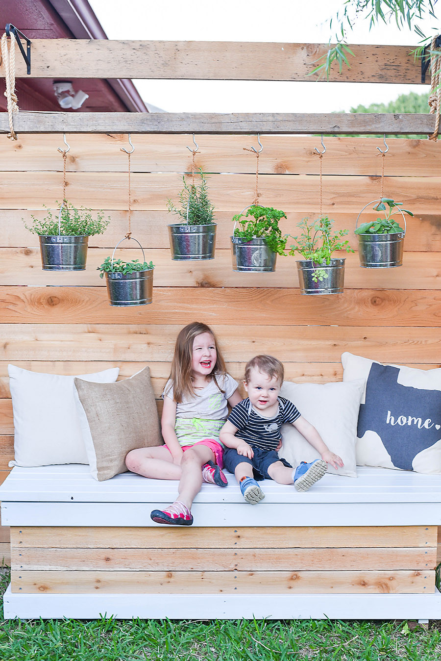 Backyard Storage Box
 Outdoor Storage Bench DIY Backyard Box with Hidden