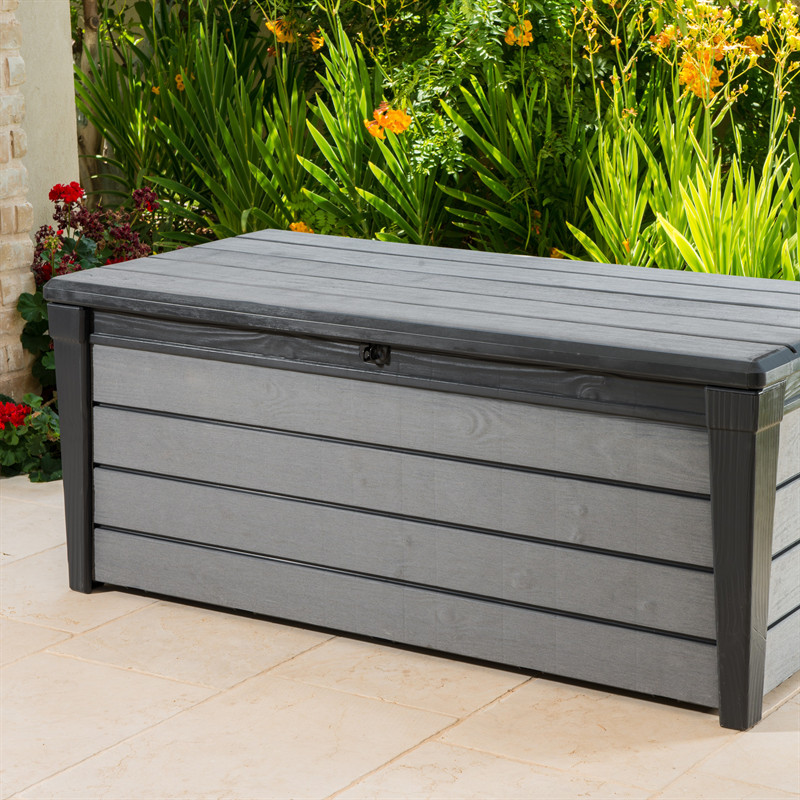 Backyard Storage Box
 Keter 455L Brushwood Outdoor Storage Box