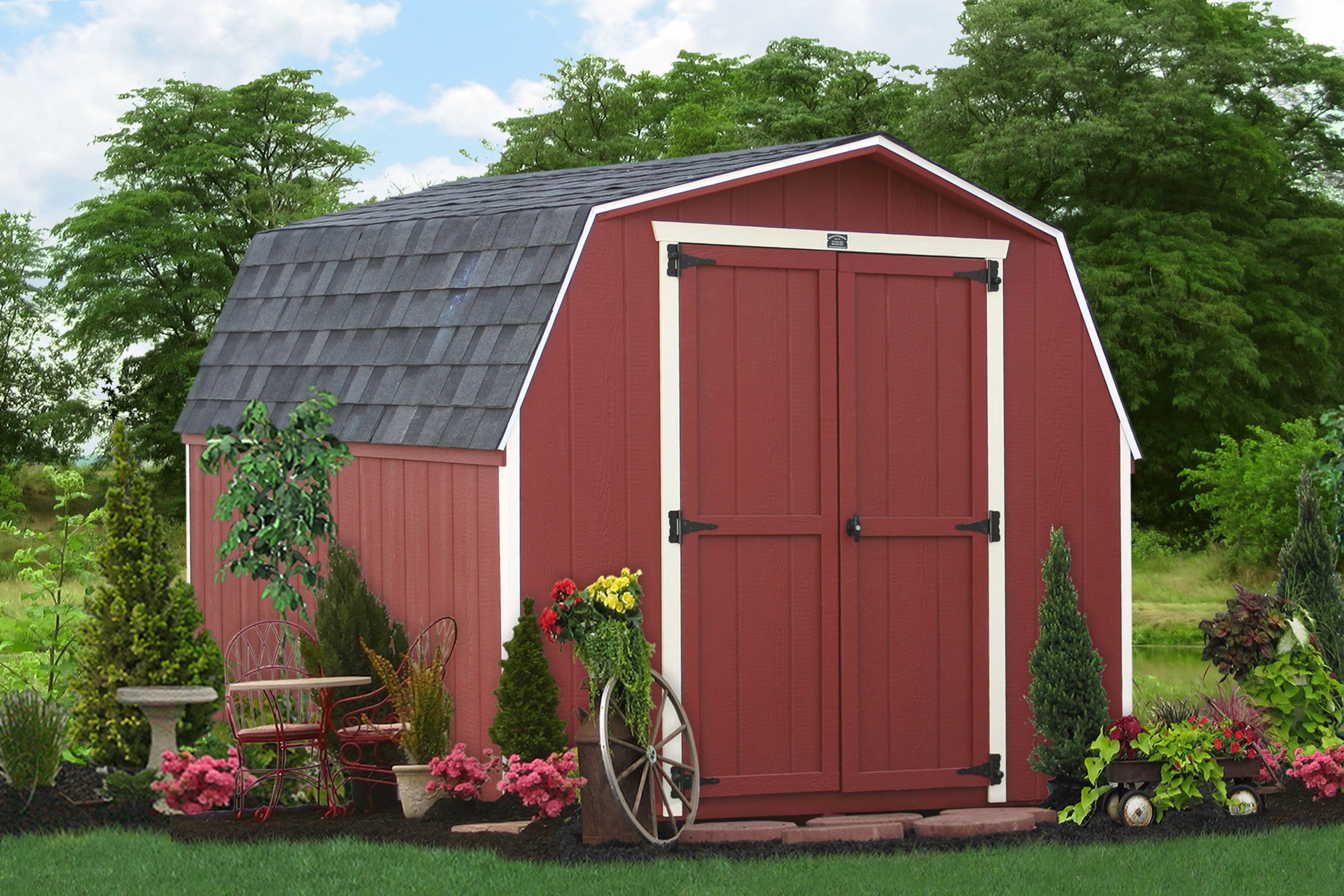 Backyard Storage Sheds
 Buy Backyard Wooden Sheds and Barns PA NJ NY CT DE MD