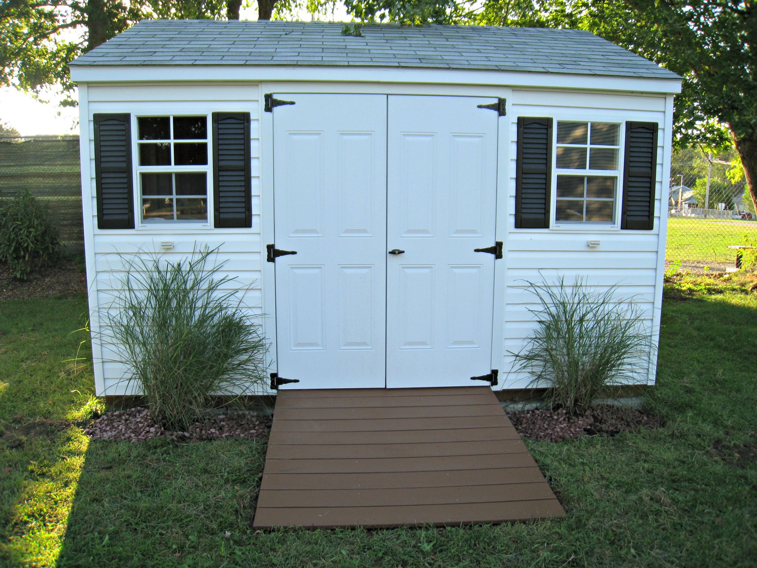 Backyard Storage Sheds
 Sprucing Up a Storage Shed momhomeguide