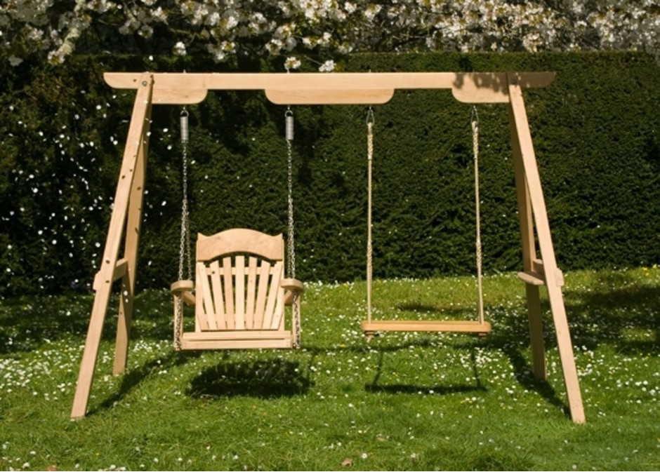 Backyard Swings For Adults
 Wooden Garden Swings For Children and Adults