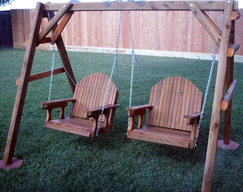 Backyard Swings For Adults
 Cedar Creek Woodshop Porch Swing Patio Swing