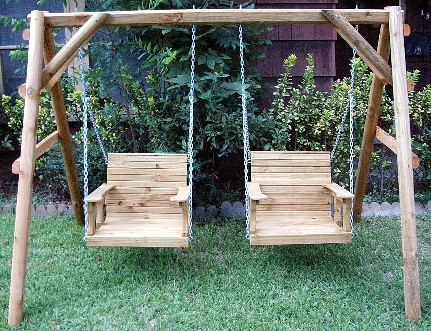 Backyard Swings For Adults
 Cedar Creek Woodshop Porch Swing Patio Swing