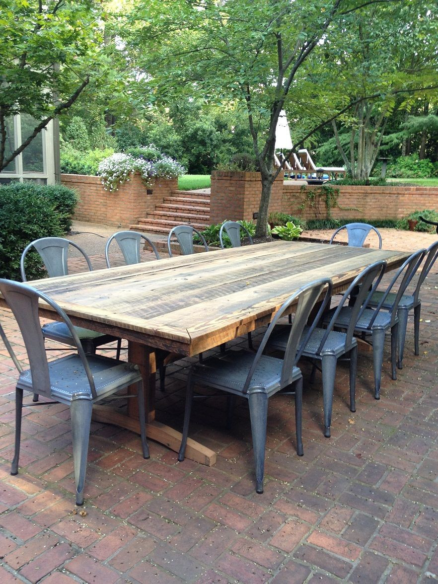 Backyard Table Ideas
 The 25 best Outdoor tables ideas on Pinterest