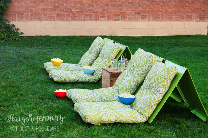 Backyard Theater Ideas
 Outdoor Movie Theater Seats Stacy Risenmay